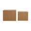 Ensemble de 2 tables basses gigognes