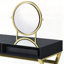 Bureau de meuble-lavabo avec miroir et plateau à bijoux Coleen