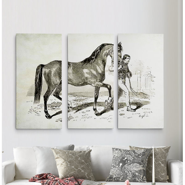 Charlton Home® On Canvas 3 Pieces Print - Wayfair Canada