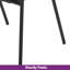 Adila Outdoor Stacking Dining Armchair with Cushion-753022031