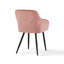 48cm H Velvet Upholstered Metal Armchair-102466035