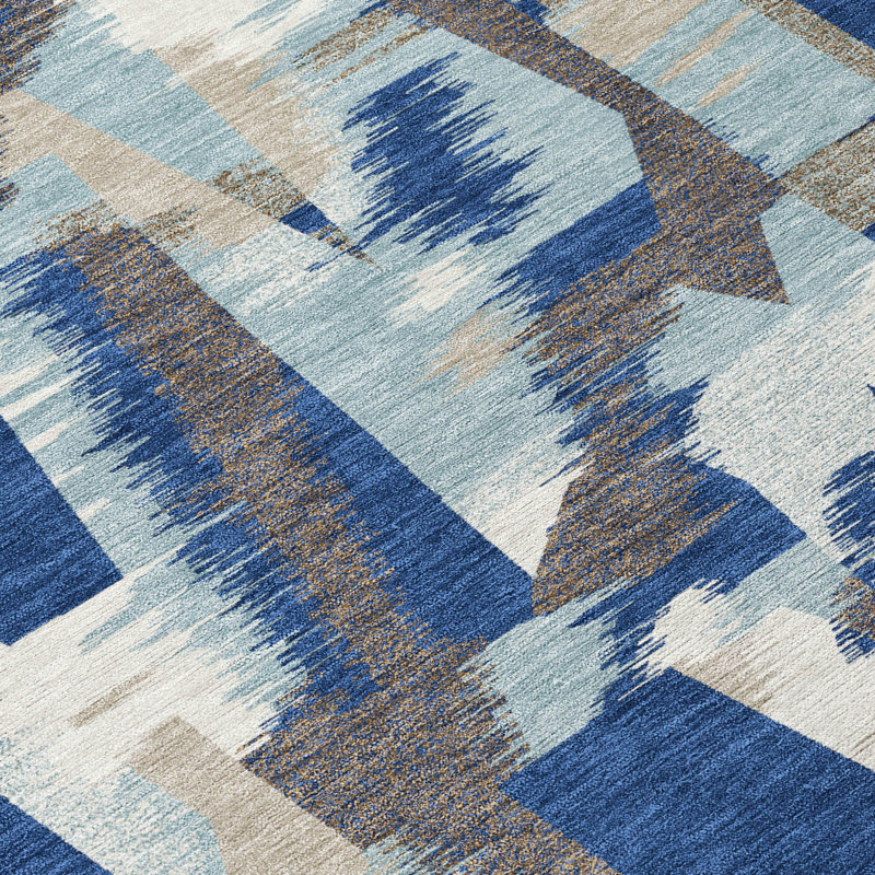 Machine Washable Indoor/Outdoor Chantille ACN2837 Modern Rug, Baltic, 10' x 14'