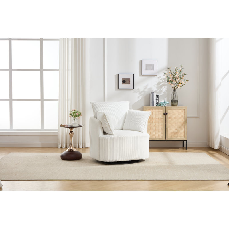 Chaise pivotante, Blanc