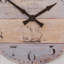 Garrisons Wall Clock with Driftwood Effect - 36cm