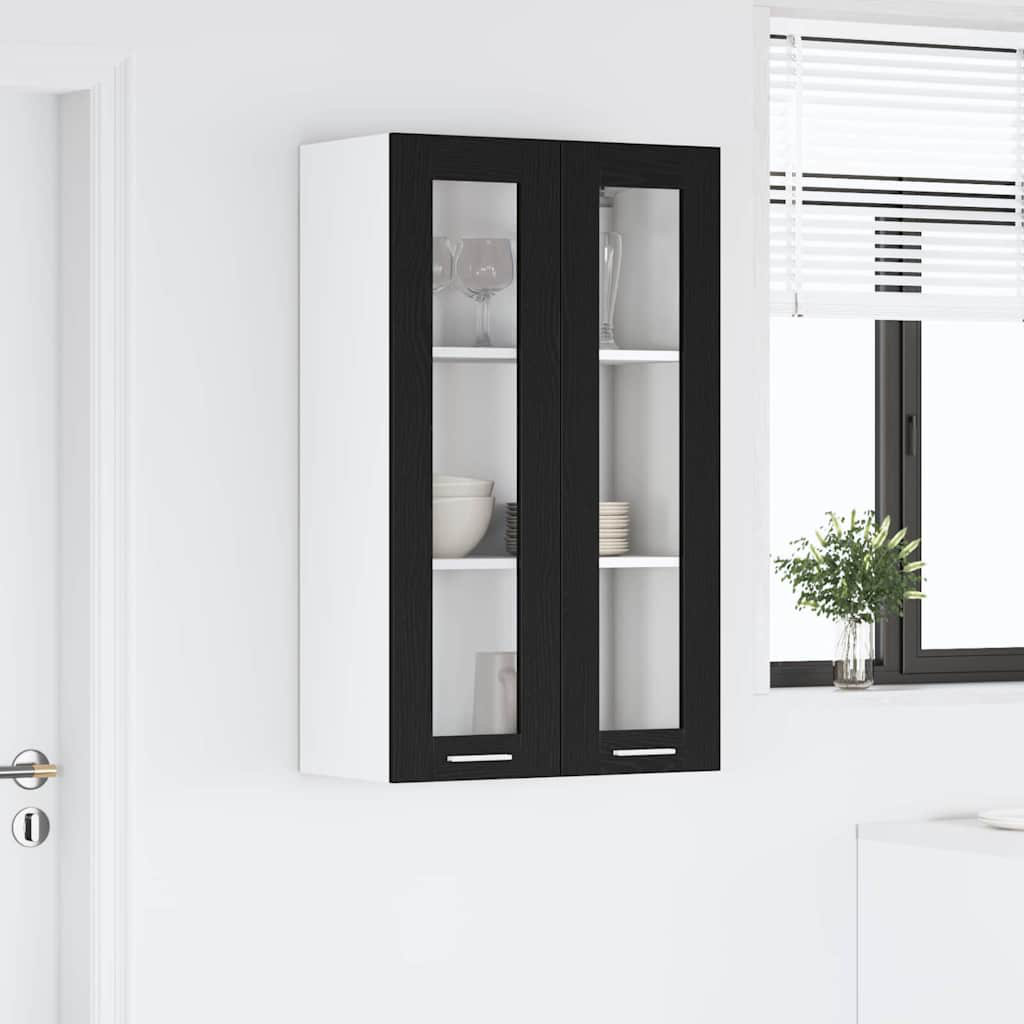 Vidaxl Hanging Cabinet With Storage Riga Artisan Oak 60 X 31 X 100 Cm