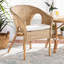 Fauteuil demi-tonneau l 23,6 po Caridwen