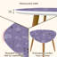 Ensemble de 2 tables basses gigognes Triangle