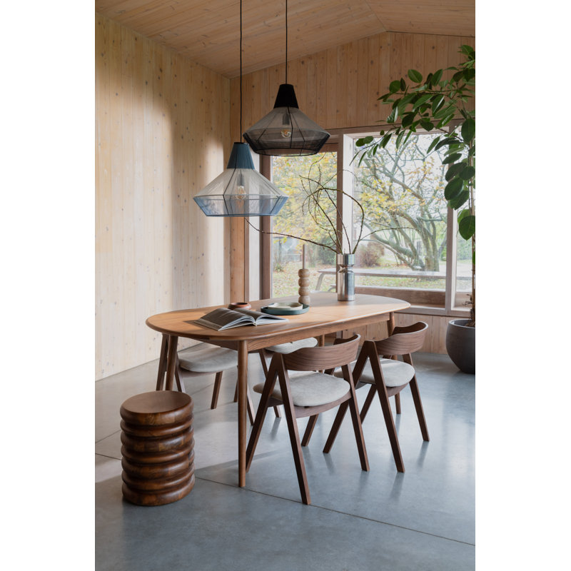 Dining Table Oval Dining Table, Brown