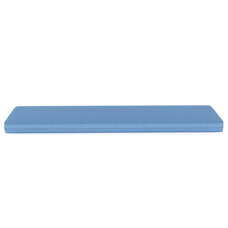 Indoor/Outdoor Sunbrella® Seat Cushion, Cast Ocean Sunbrella® Plainweave, 44" W x 18" D