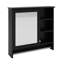 Armoire de rangement murale 2 en 1 avec tablette réglable, charnières à fermeture douce-2086483210