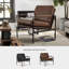 Fauteuil en cuir véritable Adalyn d'une largeur de 73,66 cm-2127416934-2042006473