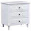 Rangement pour 3 tables de chevet blanches - Fabriqué pour rendre votre chambre à coucher plus organisée