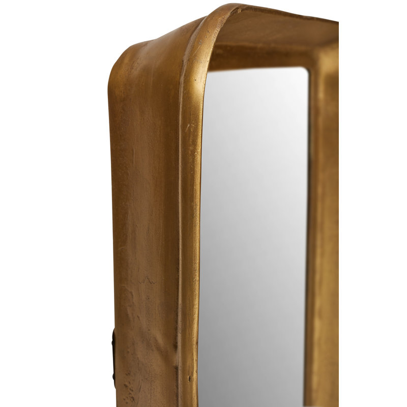 Miroir d'appoint Jonica, Laiton antique