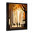 Impression noire sur toile encadrée sélectionné