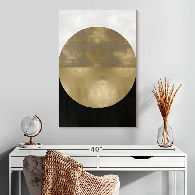 Avery Gold Sphere, 30" H x 20" W