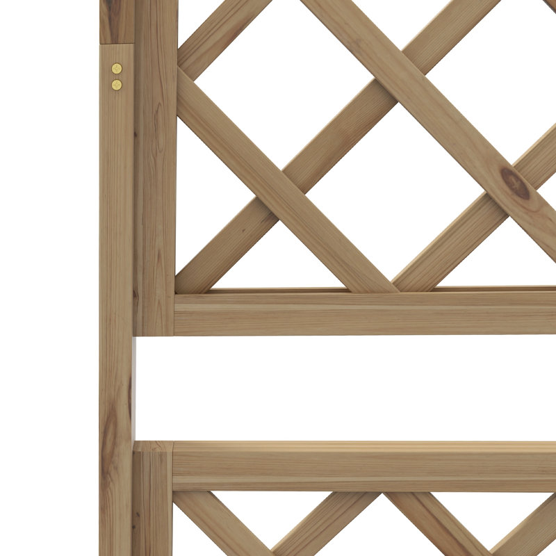 Brilen Wood Vertical Garden, Natural Wood