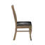 Genuine Leather Upholstered Side Chair