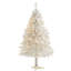 Arbre de Noël artificiel pin blanc avec lumières claires-303884786