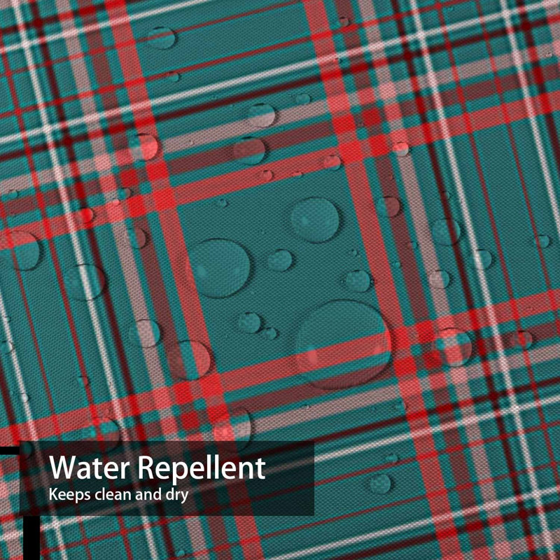 Rideau de douche Tartan, L 72 po x l 84 po