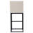 Upholstered Linen Counter Stool with Iron Frame-1009049371-1009049374