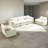 Warm And Cozy Sofa Set With Soft Cushions And Pillows, Home Theatre Style Sofa Set Consisting Of A 3-Seater Sofa And Two Single Sofas-1148879522