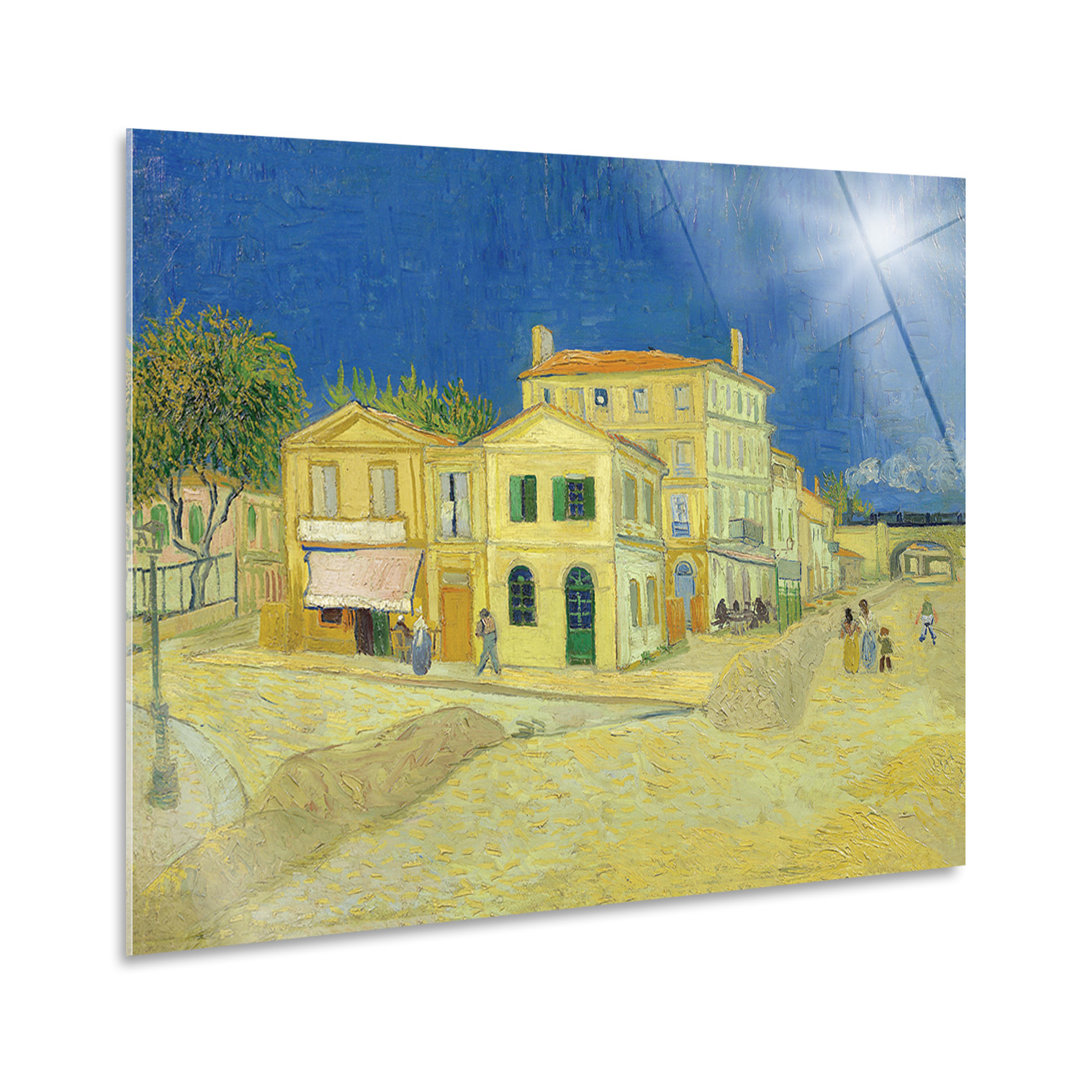 Kunstdruck Das gelbe Haus (die Straße) von Vincent Van Gogh