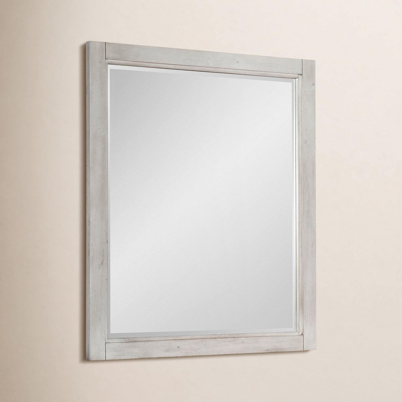 Tyson 34" Mirror, Stone Path White