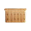 Bureau de réception rectangulaire en bois manufacturé rustique-129048443