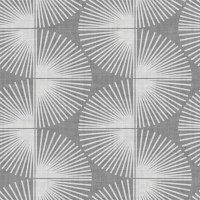 Nicole Miller Nicole Miller Fluted Geo Peel & Stick Wallpaper