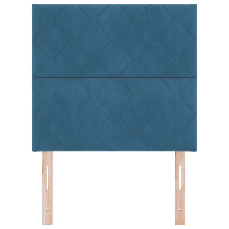 Headboard, 118cm H x 100cm W x 7cm D, Dark Blue