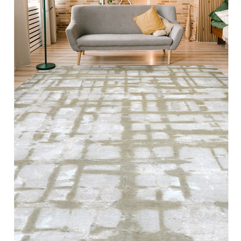 Abstract Area Rug, Rectangle 10' x 14'