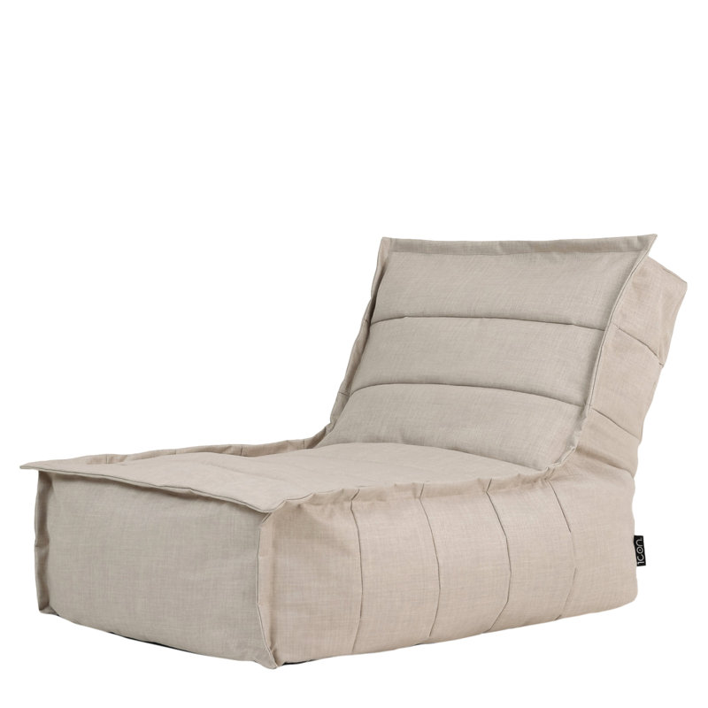 Bean Bag Bazaar Dolce Outdoor Lounger, Beige
