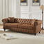 Base Chesterfield moderne avec tissu technique et accoudoirs roulés-504279287