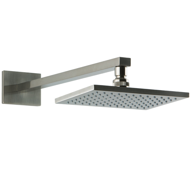 Rain Fixed Shower Head, Brushed Nickel