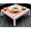 97.75'' Wide Metal Patio Sectional with Cushions