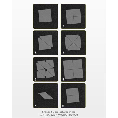 Accuquilt GO! Qube Mix & Match 5 Block