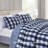 Pre-Washed Cotton Plaid Lightweight Reversible Quilt Set-73895847-73895848