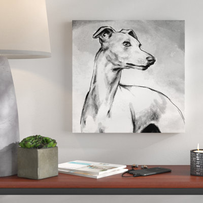 « galgo », impression sur toile tendue