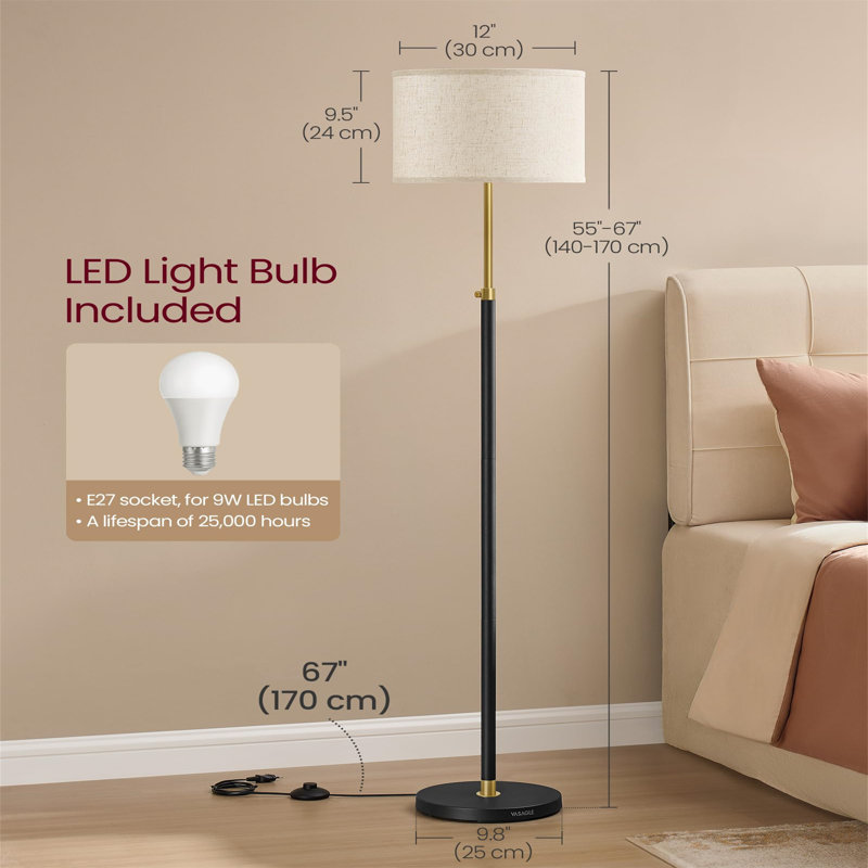 170cm Traditional Floor Lamp