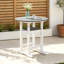 Table de bar extérieure Hdpe de 31,4 po de largeur, table de patio à hauteur de comptoir toutes saisons-1323669275