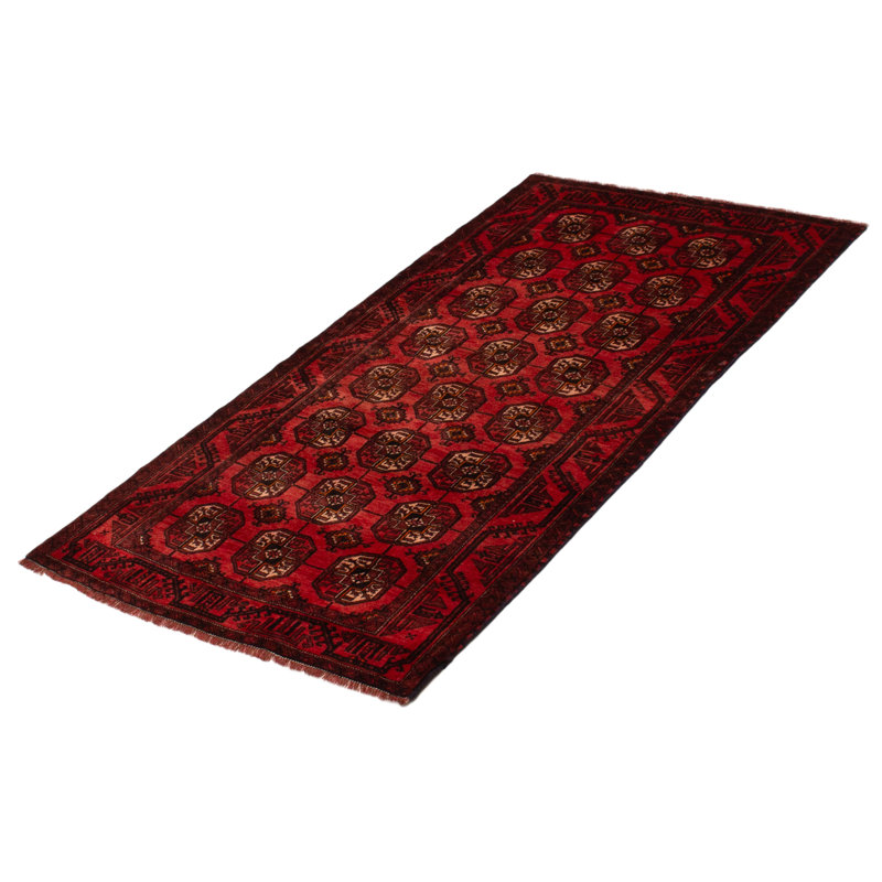 Tapis unique en laine 3 pi 9 po x 6 pi 11 po Collegeville