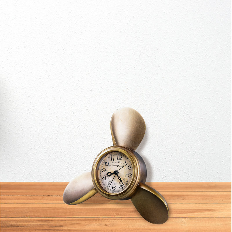 Propeller Arm Maritime Table Clock