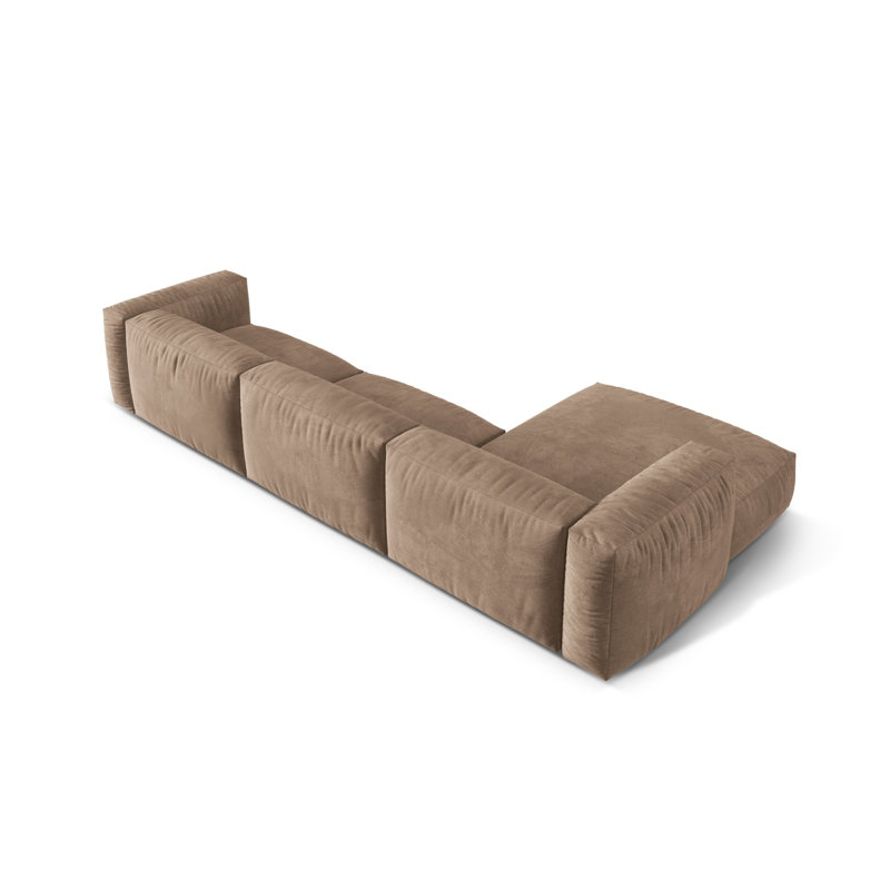 Bedar 3 Seater Corner Sofa , Dark Beige