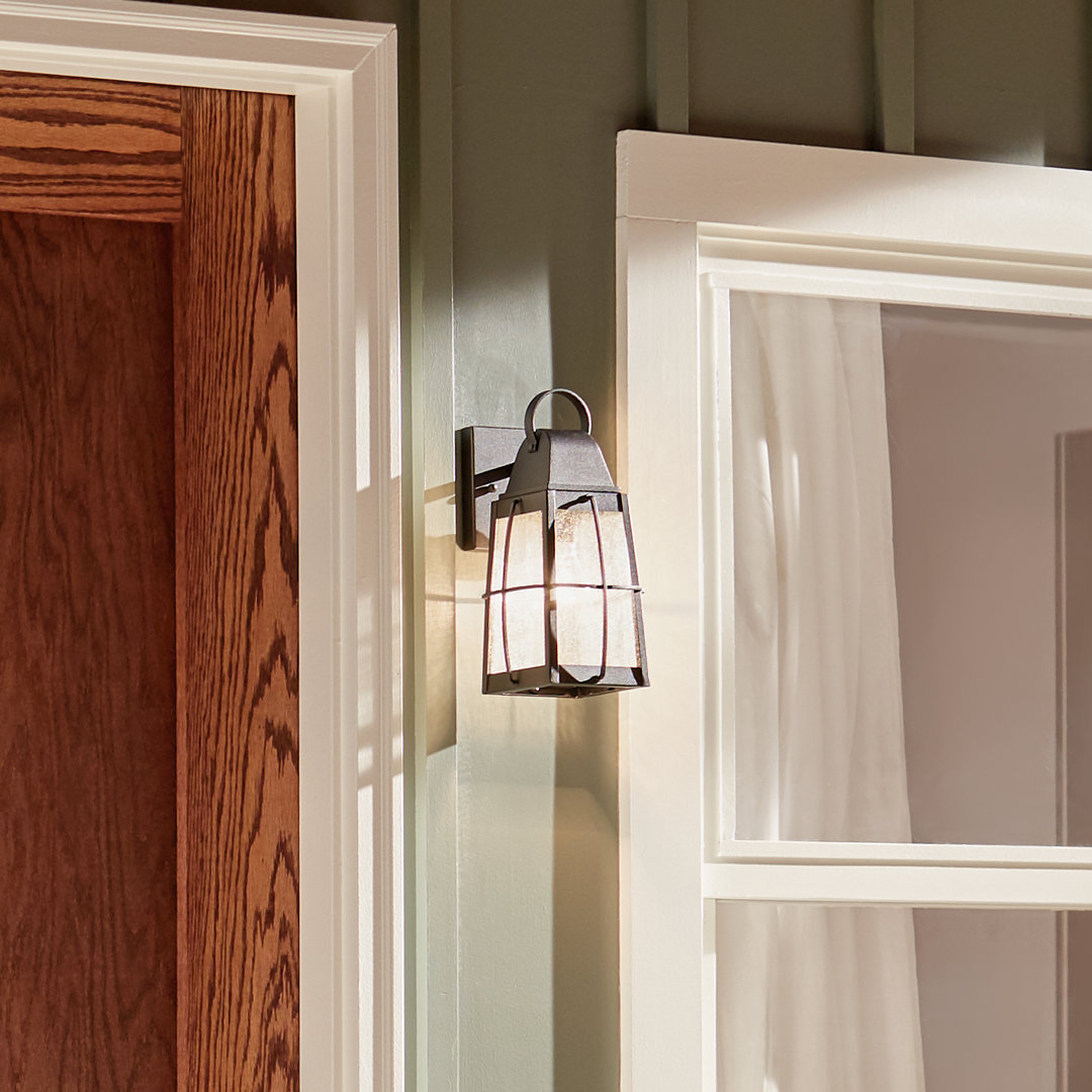 Tolerand Black 1 - Bulb Outdoor Wall Lantern Kichler Lighting 