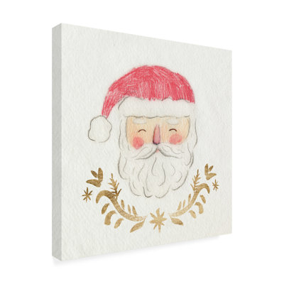 Art mural sur toile tendue - «Victoria St. Nick II» de Victoria Barnes pour décoration de salon, de chambre à coucher ou de bureau - 35 x 35