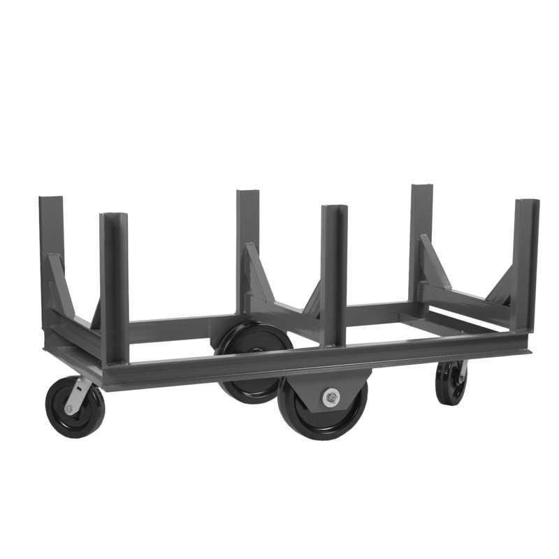 28'' H Utility Cart with Wheels, 28" H x 96" W x 96" D