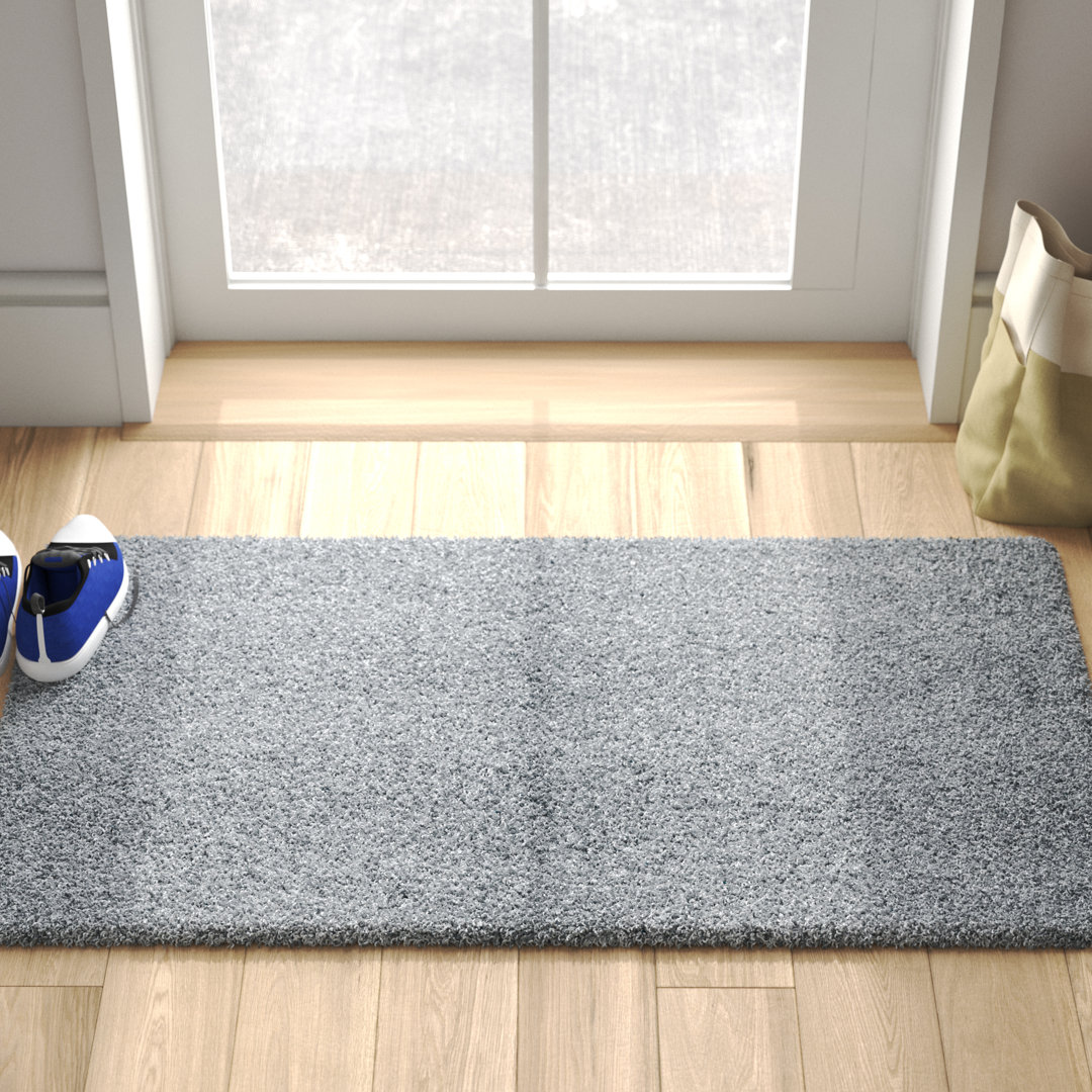 Elvira Shaggy Grey Rug