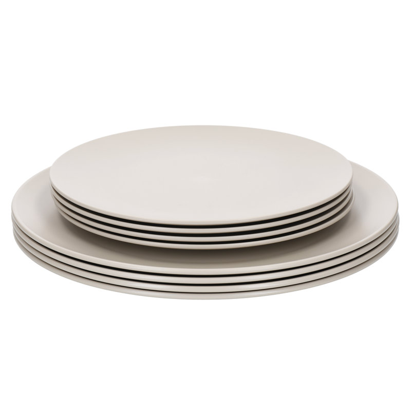 Natural Elements Eco-Friendly Recycled Plastic Side Plates - Set of 4, 20cm