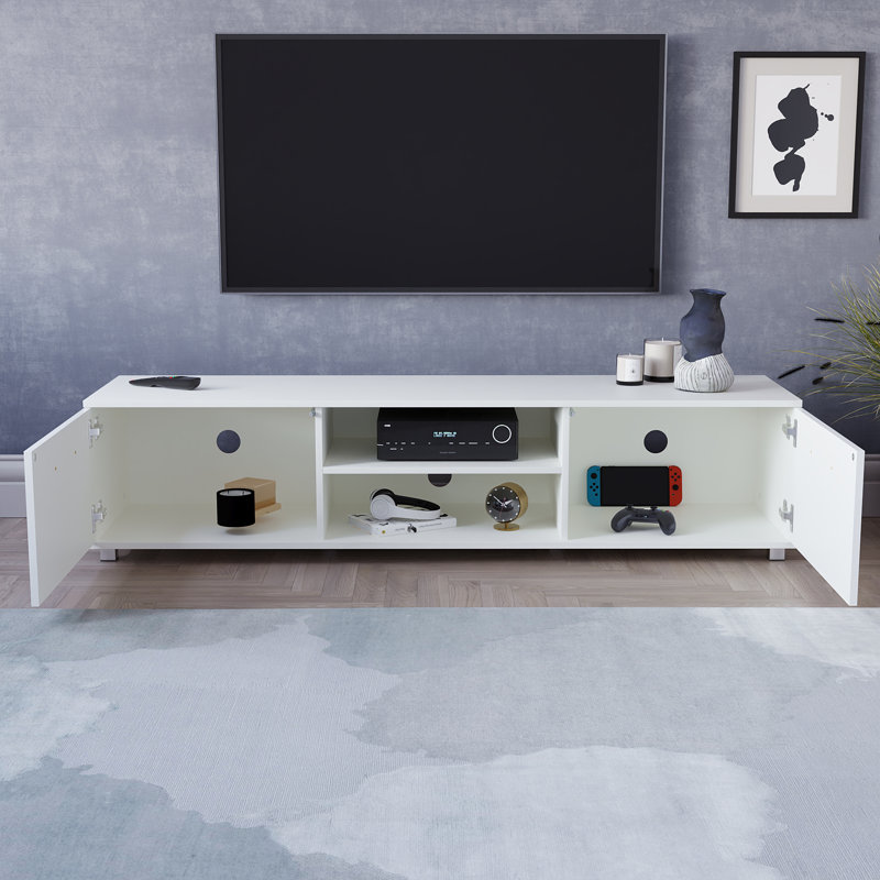 Muskoka TV Stand for TVs up to 70", White, 38cm H x 160cm L x 40cm W
