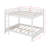 Wood Queen Size Bunk Bed With Ladder-1612624274